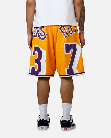 Mitchell & Ness Los Angeles Lakers Dennis Rodman Maxxed Out Shorts Yellow/Purple