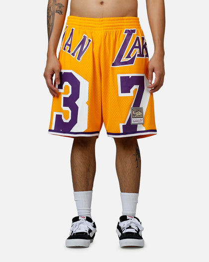 Mitchell & Ness Los Angeles Lakers Dennis Rodman Maxxed Out Shorts Yellow/Purple