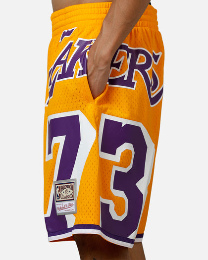 Mitchell & Ness Los Angeles Lakers Dennis Rodman Maxxed Out Shorts Yellow/Purple