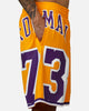 Mitchell & Ness Los Angeles Lakers Dennis Rodman Maxxed Out Shorts Yellow/Purple