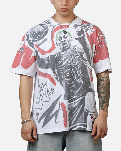 Mitchell & Ness Dennis Rodman Showstopper T-Shirt Red