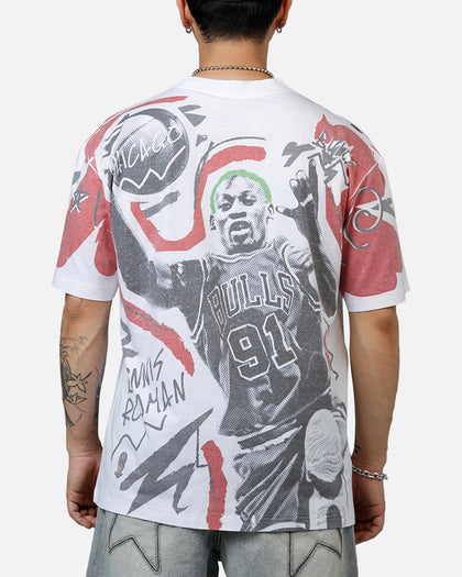 Mitchell & Ness Dennis Rodman Showstopper T-Shirt Red