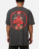 Goat Crew Marvel Deadpool Comic Heavyweight T-Shirt Black Wash