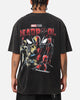 Goat Crew Marvel Deadpool Poster Heavy T-Shirt Vintage Black