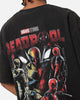 Goat Crew Marvel Deadpool Poster Heavy T-Shirt Vintage Black