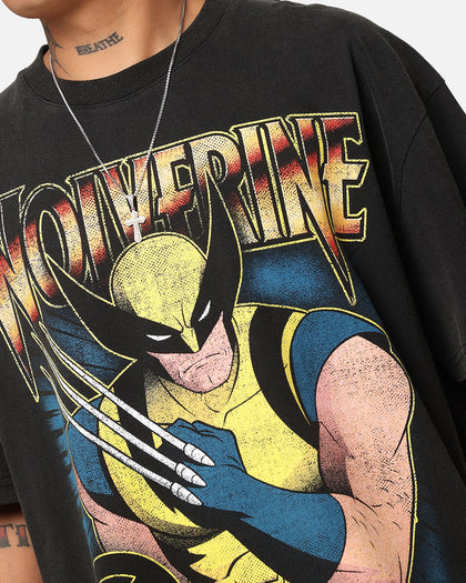Goat Crew Marvel X-Men Wolverine Heavy T-Shirt Vintage Black