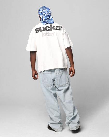 Loiter Sucka T-Shirt Off White