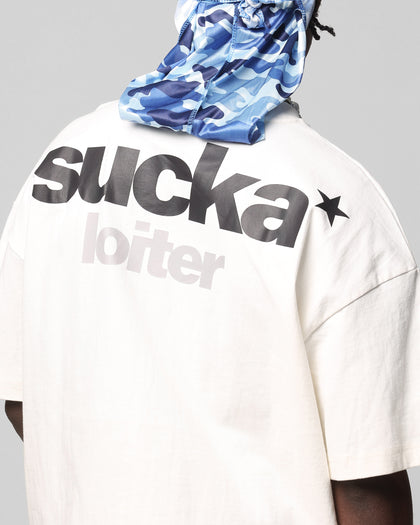 Loiter Sucka T-Shirt Off White