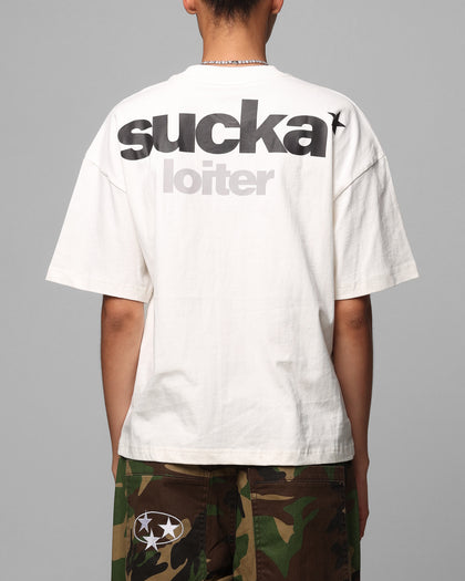 Loiter Sucka T-Shirt Off White