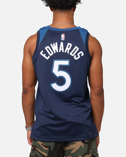 Nike Anthony Edwards Minnesota Timberwolves #5 Icon Edition 2022/23 Nike Dri-Fit NBA Swingman Jersey College Navy