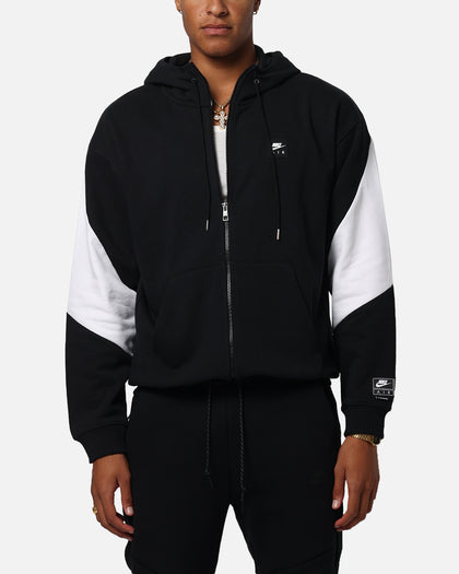 Nike Air Full-Zip Fleece Hoodie Black/White/White