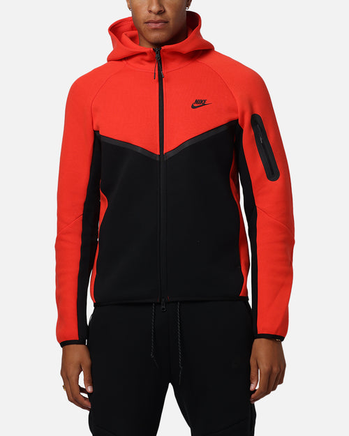 Nike Sportswear Tech Fleece Windrunner Full-Zip Hoodie Jacket Lt Crimson/Black
