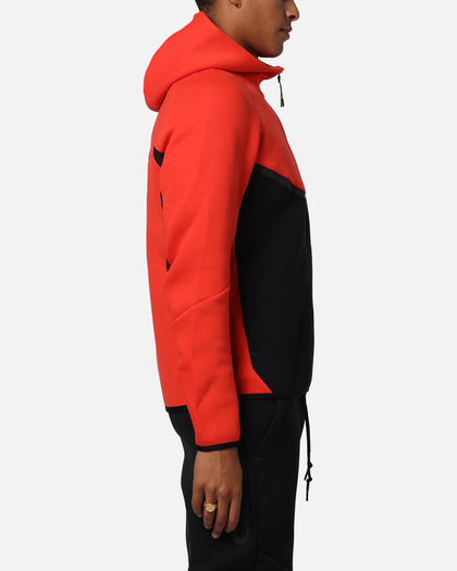 Nike Sportswear Tech Fleece Windrunner Full-Zip Hoodie Jacket Lt Crimson/Black