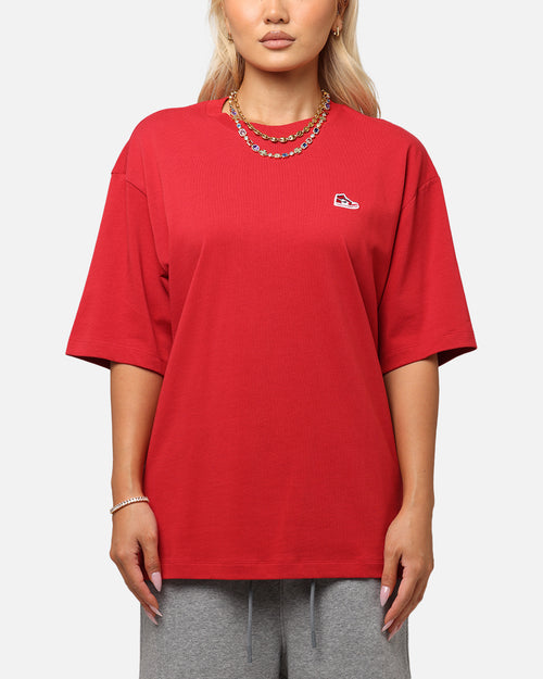 Jordan Brand Sneaker Patch Crew T-Shirt Varsity Red