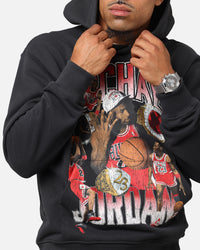Jordan Jumpman Flight Graphic Fleece Pullover Hoodie Off Noir
