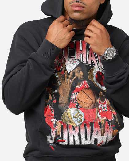 Jordan Jumpman Flight Graphic Fleece Pullover Hoodie Off Noir