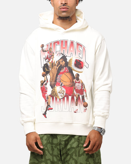 Jordan Jumpman Flight Graphic Fleece Pullover Hoodie Sail