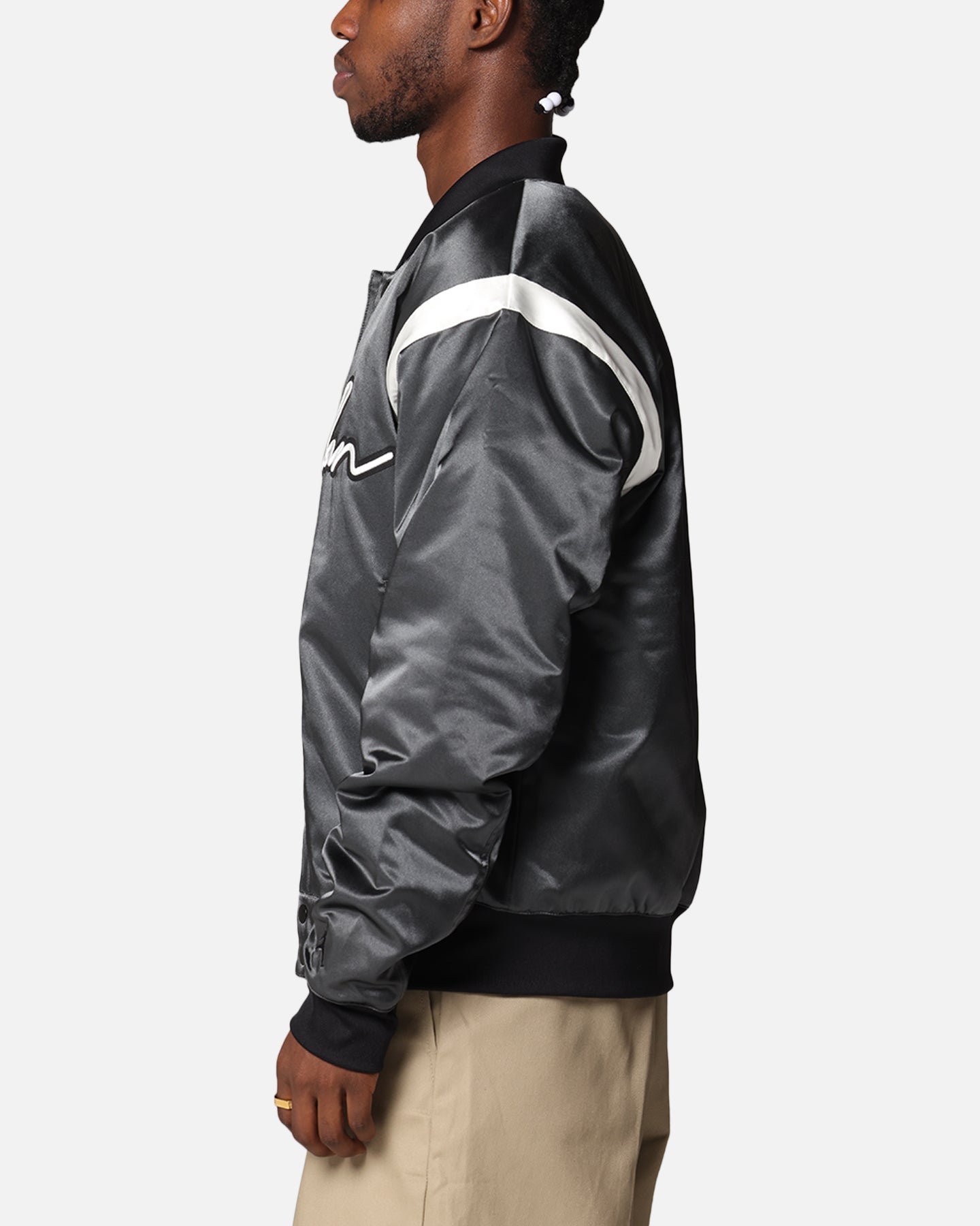 Jordan Jumpman MVP Varsity Jacket Off Noir/Sail | Culture Kings