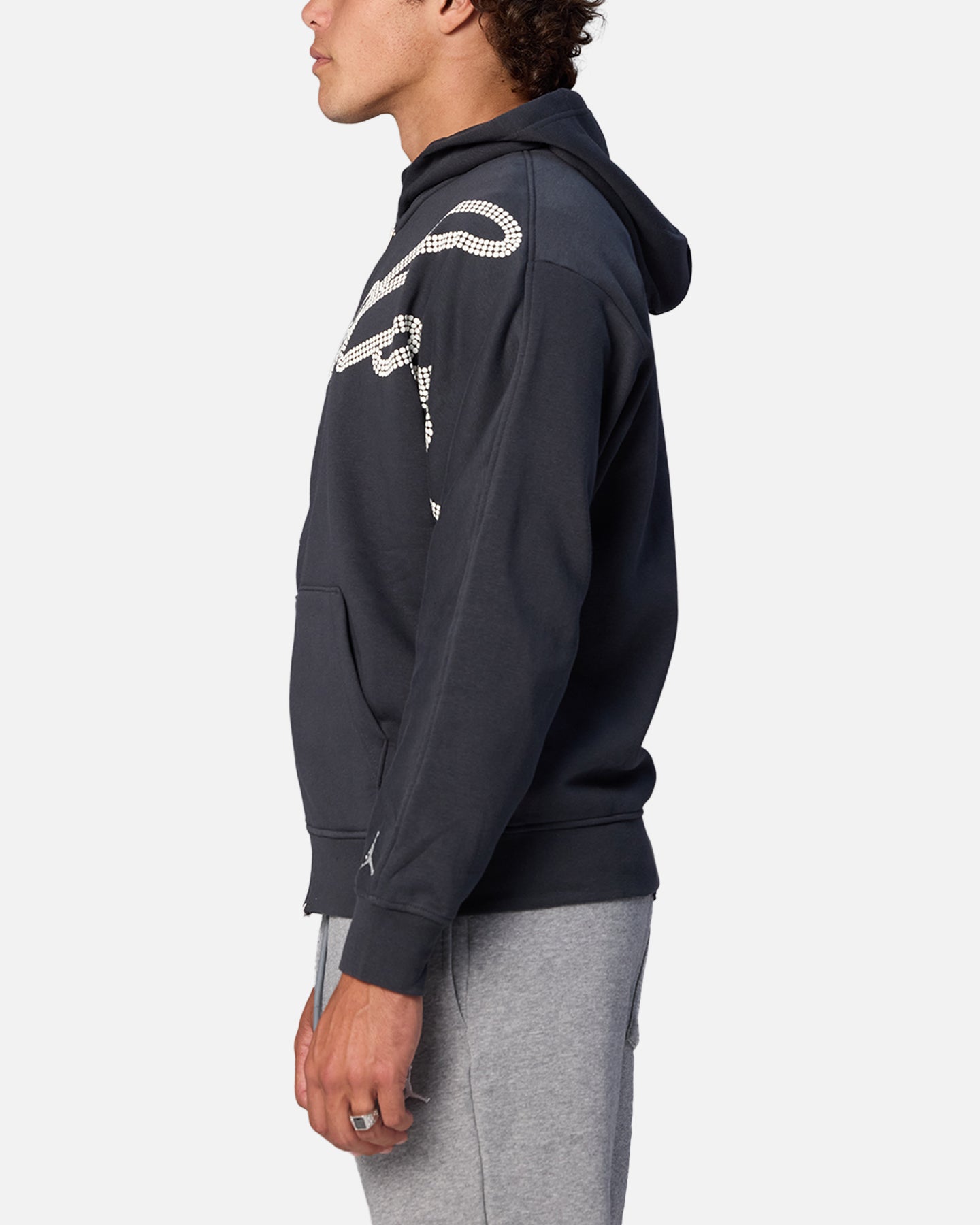 Jordan Jumpman MVP Statement Fleece Hoodie Off Noir/Sail | Culture