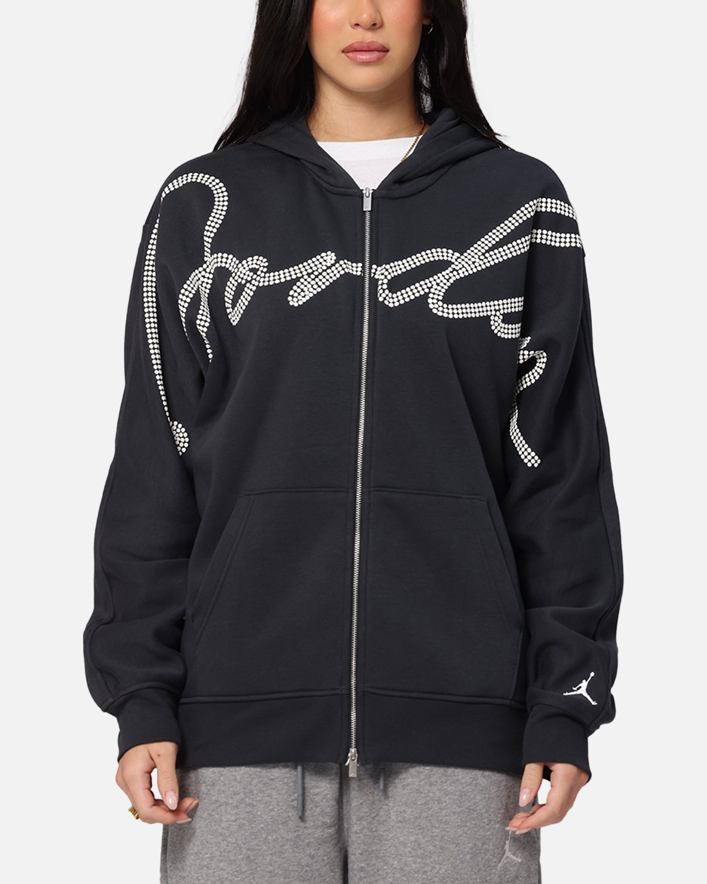 Jordan Jumpman MVP Statement Fleece Hoodie Off Noir/Sail | Culture