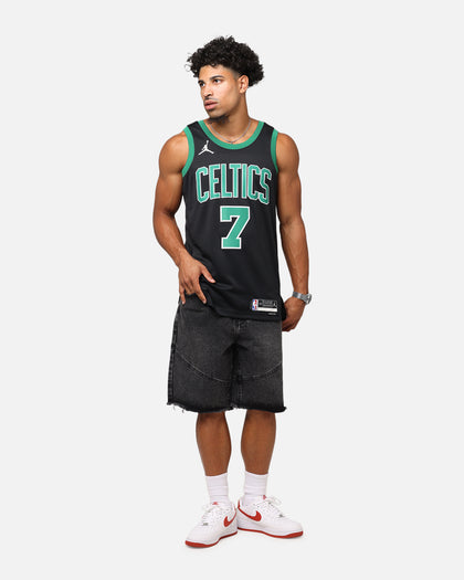 Nike Jaylen Brown Boston Celtics #7 Statement Edition 2022/23 Nike Dri-Fit NBA Swingman Jersey Black/Brown