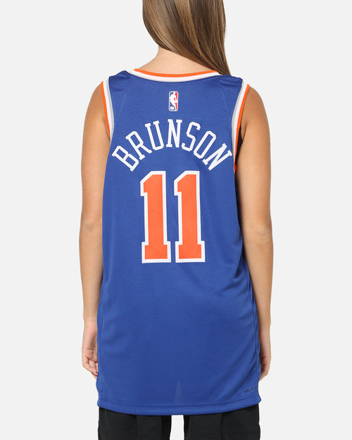 Nike Jalen Brunson New York Knicks #11 Icon Edition 2022/23 Nike Dri-Fit NBA Swingman Jersey Rush Blue