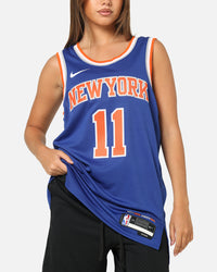 Nike Jalen Brunson New York Knicks #11 Icon Edition 2022/23 Nike Dri-Fit NBA Swingman Jersey Rush Blue