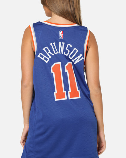 Nike Jalen Brunson New York Knicks #11 Icon Edition 2022/23 Nike Dri-Fit NBA Swingman Jersey Rush Blue