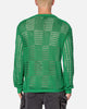 MNML Crochet Knit Sweater Green