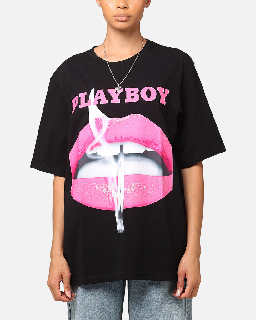 注目★PLAYBOY プレイボーイ Nov 2013 Lips Tシャツ 海外限定 Playboy Nov 2013 Lips T-Shirt Black | Culture Kings