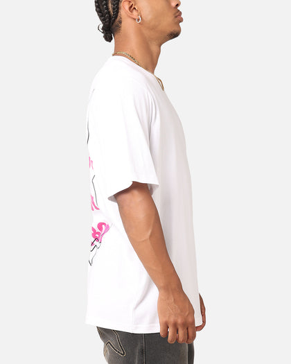Playboy Wavy Stacked T-Shirt White