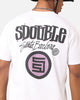 S Double Combo Platter T-Shirt Washed White