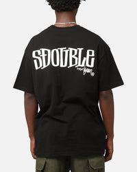S Double Design By T-Shirt Black