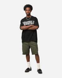 S Double Design By T-Shirt Black