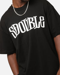 S Double Design By T-Shirt Black
