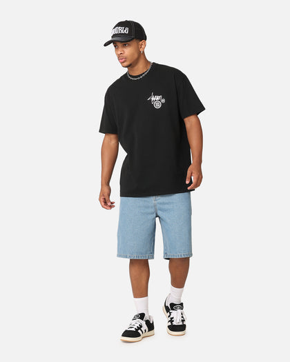 S Double Shawn Dot T-Shirt Washed Black