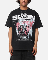 73Studio X The Boys The Seven Vought Vintage T-Shirt Black Acidwash