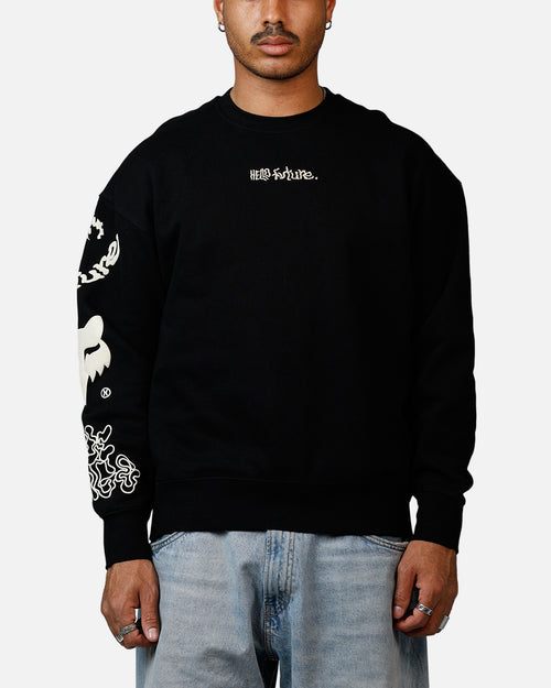Fox Racing Hello Future Oversized Crewneck Black