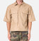 MNML Cropped Short Sleeve Shirt Khaki