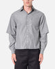 MNML Double Layer Pinstripe Shirt Black