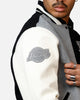 Pro Standard Los Angeles Lakers Reverse French Terry Wool Varsity Jacket Black/Grey
