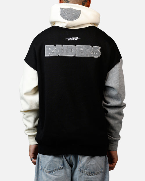 Pro Standard Las Vegas Raiders Reverse French Terry Hoodie Black/Grey