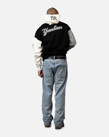 Pro Standard New York Yankees Reverse French Terry Hoodie Black/Grey
