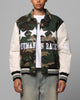 Loiter Star Child Varsity Jacket Woodland Camo