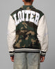 Loiter Star Child Varsity Jacket Woodland Camo