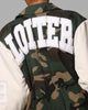 Loiter Star Child Varsity Jacket Woodland Camo