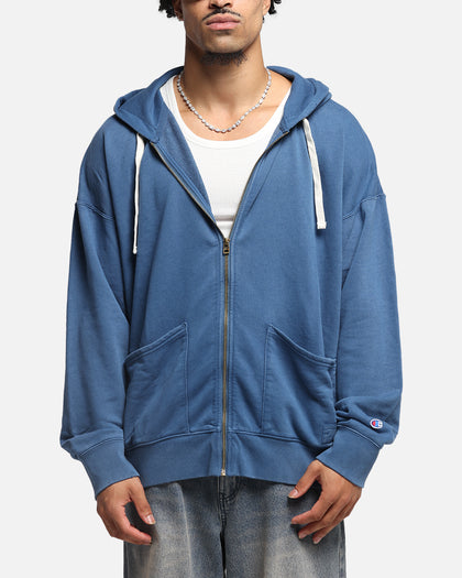 Champion Time Capsule Full Zip-Through Hoodie Teal