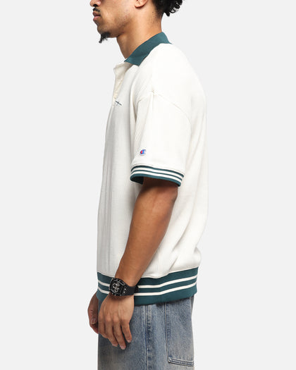 Champion Textured Polo Shirt Natural