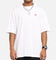 Jordan Brand Sneaker Patch Crewneck T-Shirt White/Varsity Red