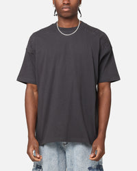 Saint Morta Emboss Boxy T-Shirt Dark Grey